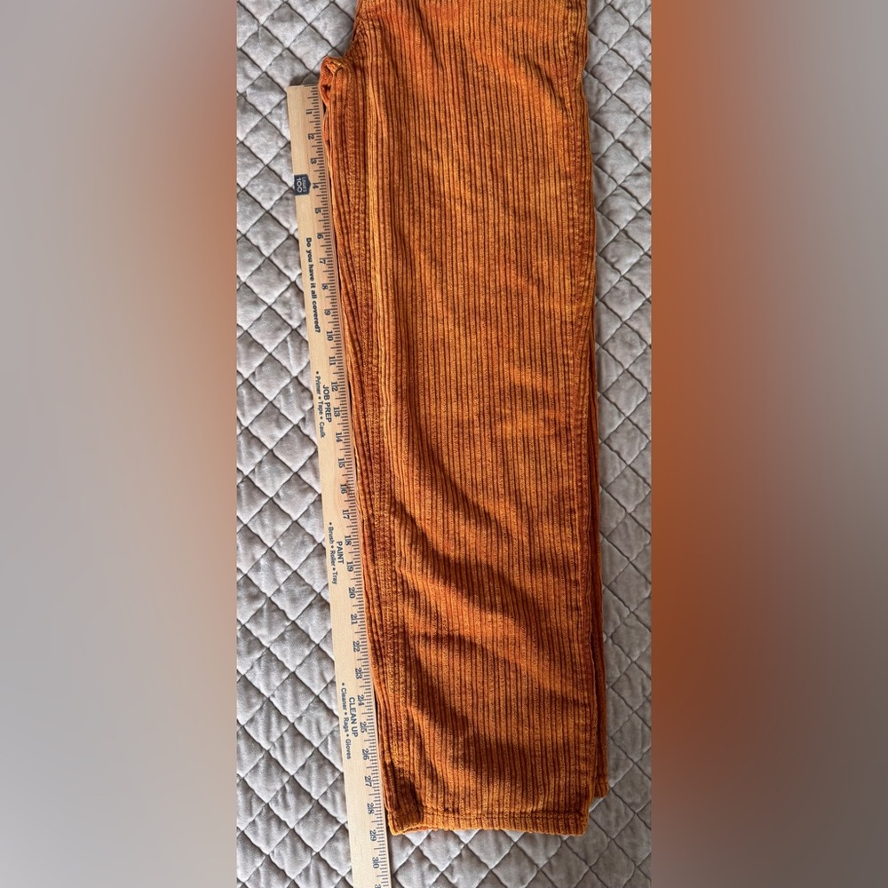 NWT BDG Burnt Orange High Rise Baggy Corduroy Pants size 25 Retro 70’s Vibes - Picture 7 of 8
